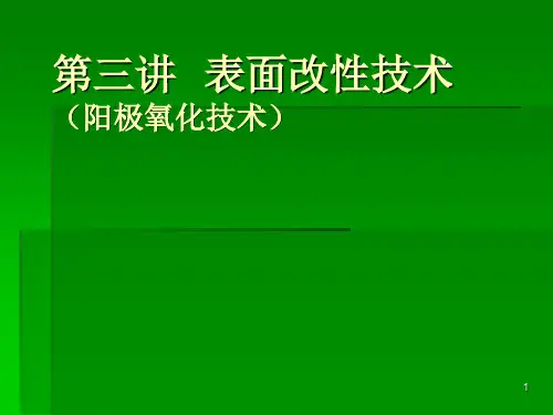 阳极氧化技术PPT