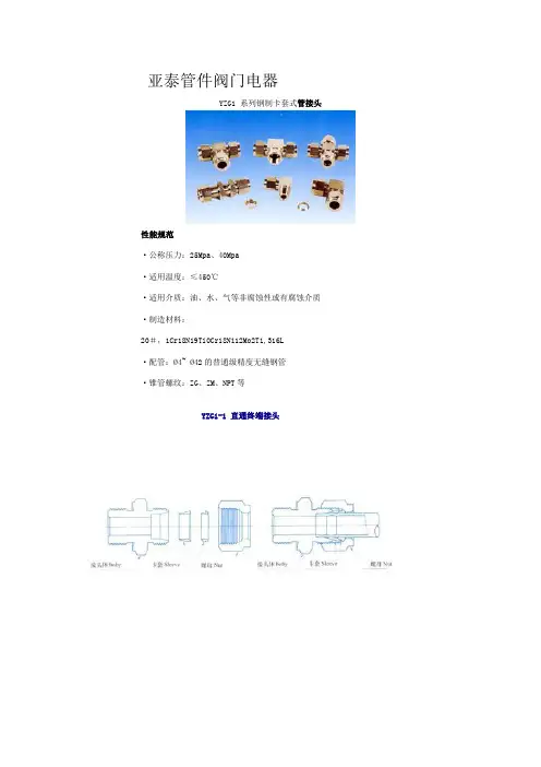 亚泰仪表管件