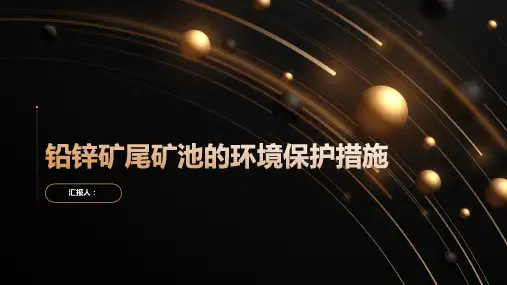 铅锌矿尾矿池的环境保护措施