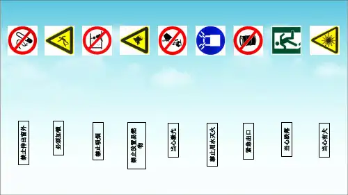 安全生产月消防月趣味活动之安全标志连连看