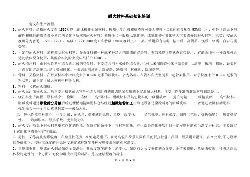 耐火材料基础知识[1]