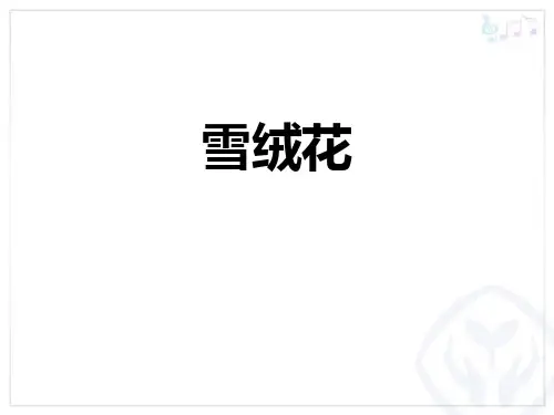 《雪绒花》PPT教学课件