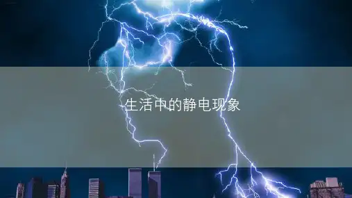四年级下册科学课件生活中的静电现象教科版(共7张PPT)
