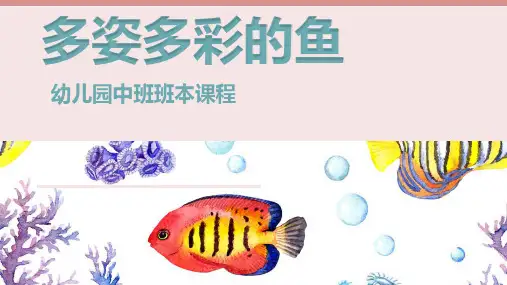 《多姿多彩的鱼》幼儿园中班班本课程PPT课件