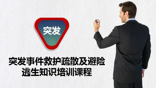 突发事件救护疏散及避险逃生知识培训课程(触电、火灾、坠落、机械伤害、地震、暴恐袭击、危化品事故)