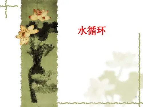 水循环的流程讲解ppt课件