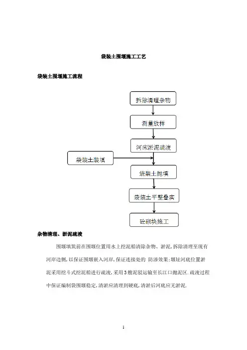 袋装土围堰施工工艺[详细]