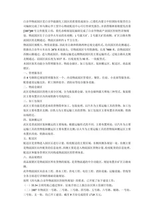 白音华市物流基地-白音华市吧