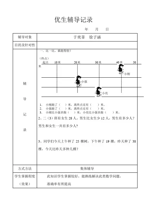 优生辅导记录1