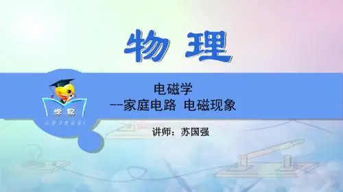 最新中考全国名师专题复习完美版物理    作图题 第五讲 电磁学--家庭电路 电磁现象