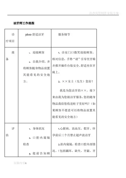 洁牙师工作服务流程68947