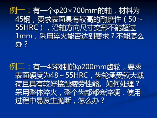 表面淬火课件