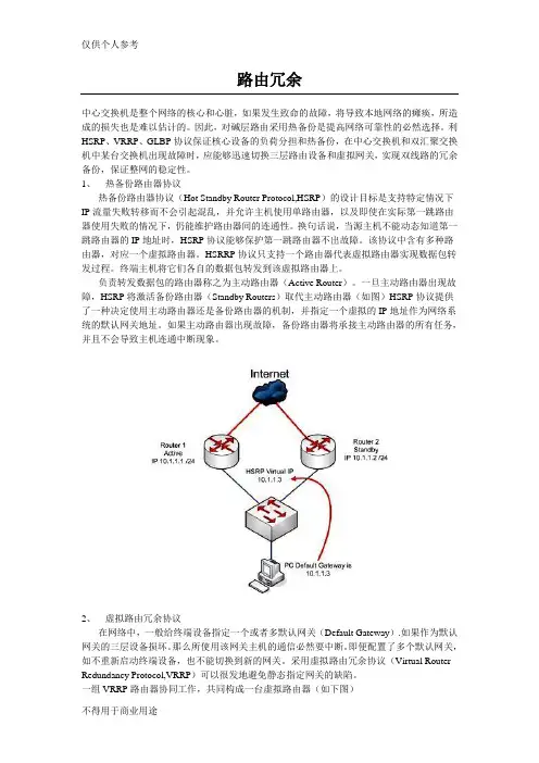 路由冗余
