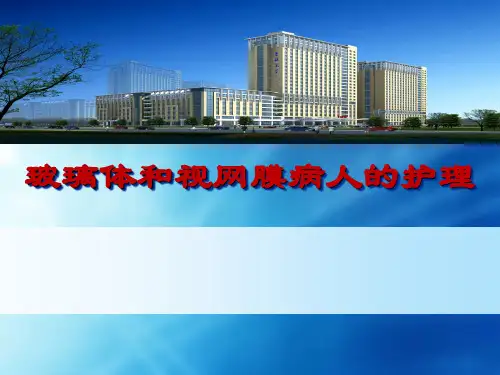 临床眼科医学之玻璃体和视网膜病人的护理