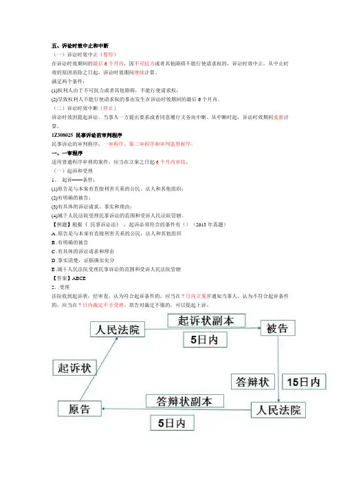 一建《建设工程法规》-解决建设工程纠纷法律制度