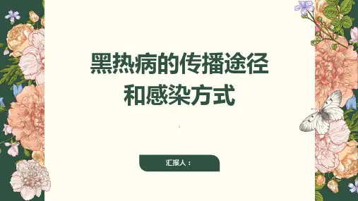 黑热病的传播途径和感染方式你知道吗