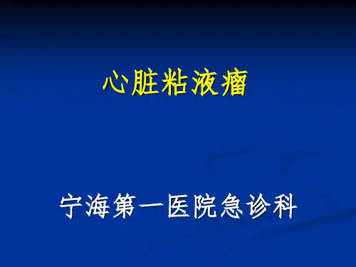 心脏粘液瘤PPT课件