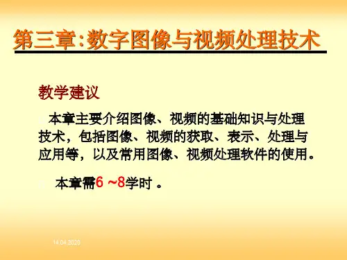 数字图像处理数字图像与视频处理技术ppt课件