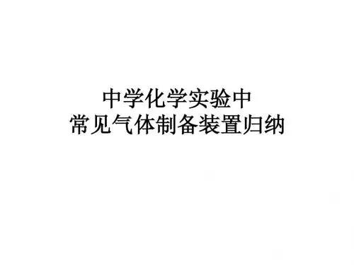 高中化学气体制备及防倒吸[1]