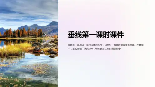 垂线第一课时课件