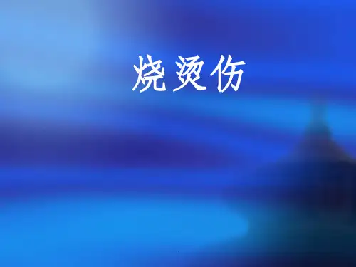 烧烫伤完整ppt课件