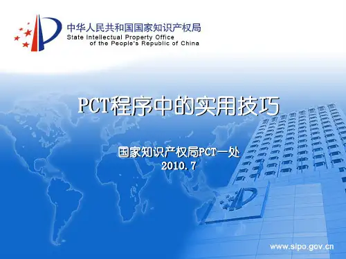PCT申请的实用技巧
