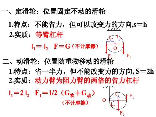 滑轮组ppt课件