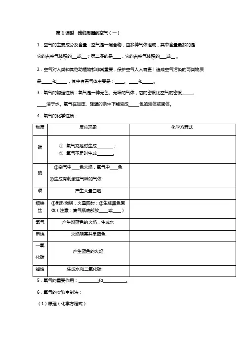 空气和氧气