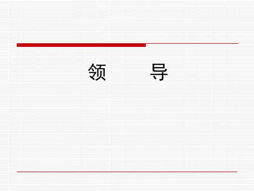 管理学13 领导