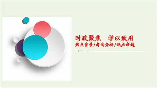 2021高考政治一轮复习第二部分政治生活第二单元为人民服务的政府时政聚焦课件