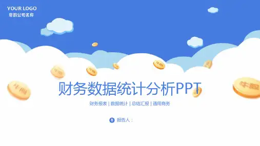 财务数据统计分析总结报告PPT