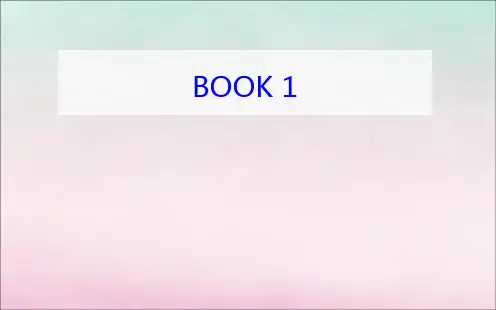 2021届高考英语一轮总复习Book1Unit2Englisharoundtheworld课件新人教版