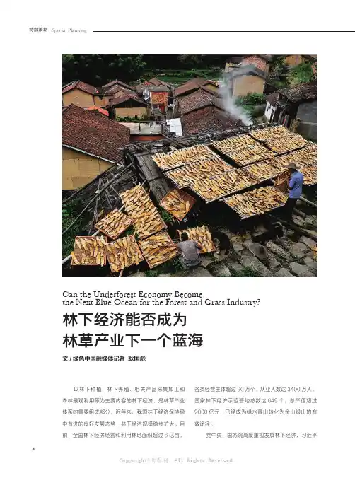 林下经济能否成为林草产业下一个蓝海