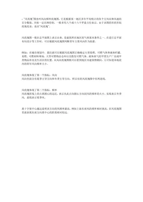 风玫瑰定义