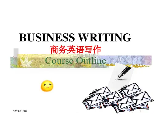 商务英语写作概述ppt课件