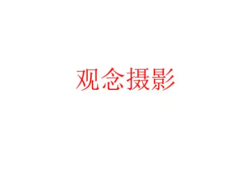 观念摄影及作品欣赏