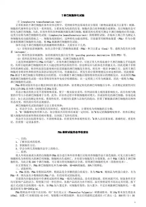 T淋巴细胞转化试验