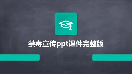 禁毒宣传ppt课件完整版