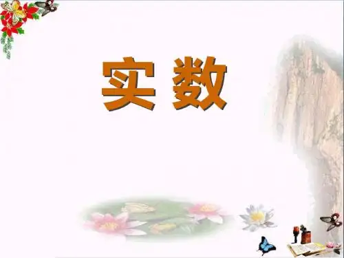 实数_PPT优秀课件10