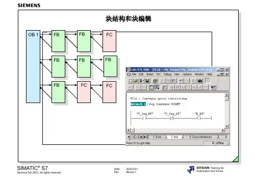 西门子培训资料