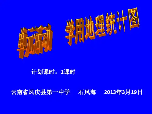 高中地理(鲁教版) 单元活动  学用地理统计图
