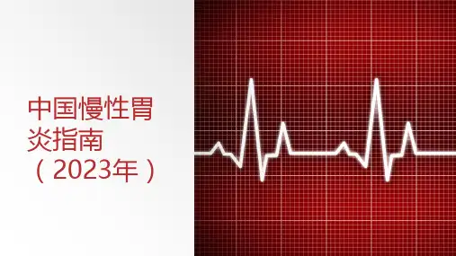 中国慢性胃炎指南(2023年)