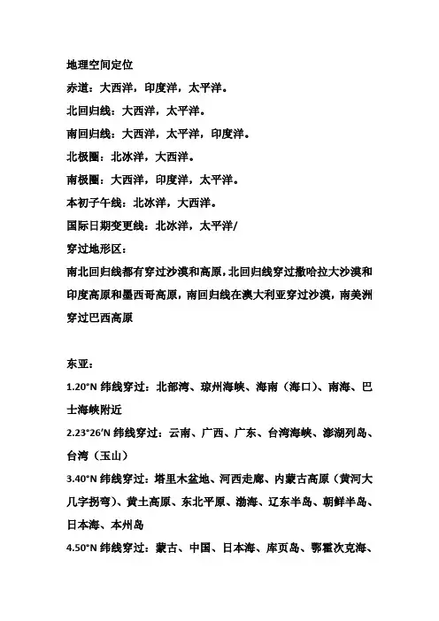 地理空间定位