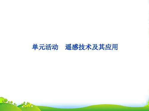 高中地理 第四单元单元活动遥感技术及其应用课件 鲁教必修1