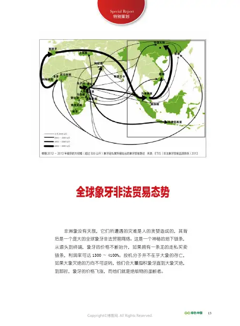 全球象牙非法贸易态势