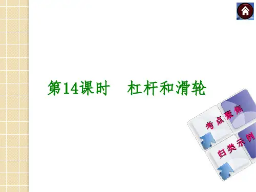 九年级物理 杠杆和滑轮课件ppt