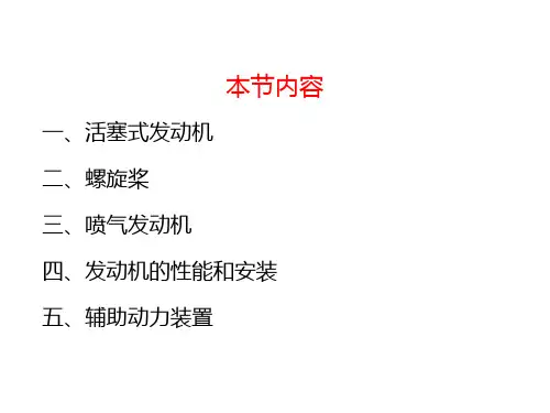 飞机动力装置