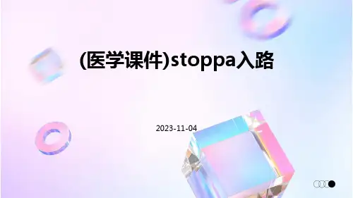 (医学课件)stoppa入路