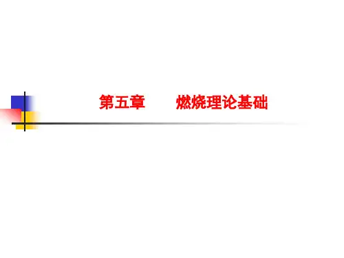 燃烧理论基础