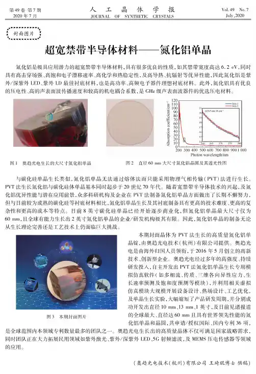 超宽禁带半导体材料——氮化铝单晶